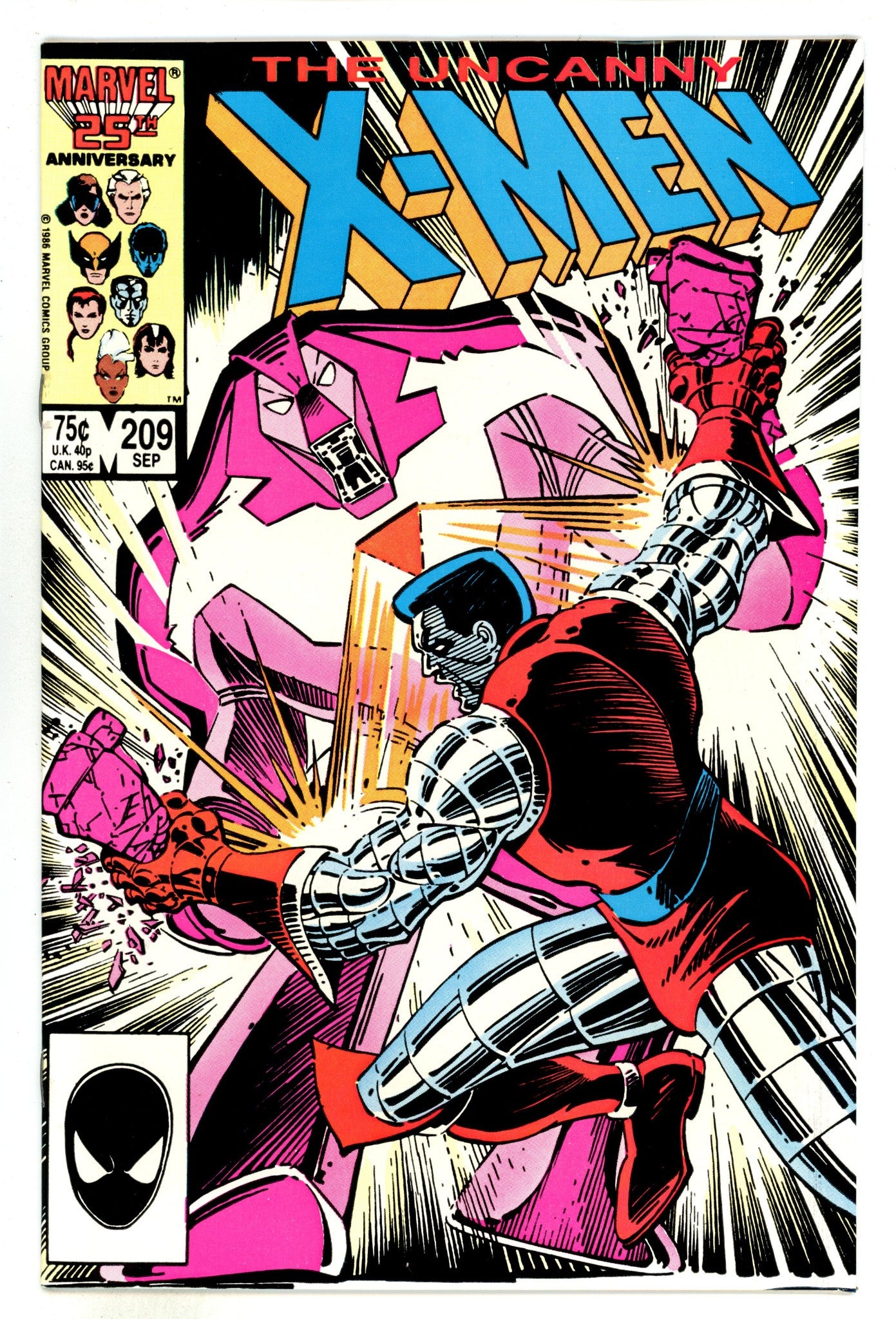 The Uncanny X-Men Vol 1 209 NM- (9.2) (1986) 