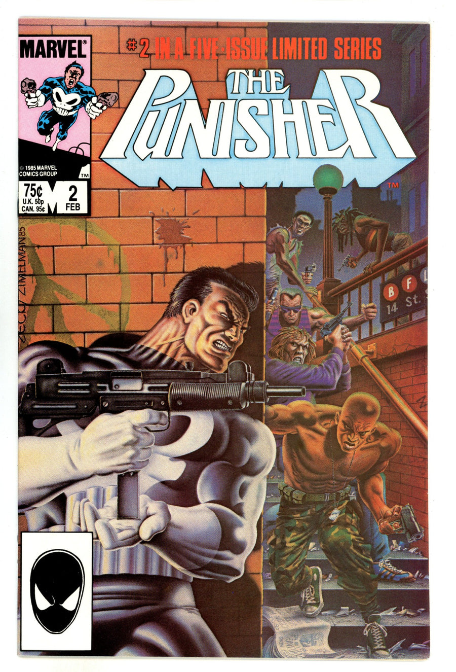 The Punisher Vol 1 2  VF+ (8.5)  (1986)  