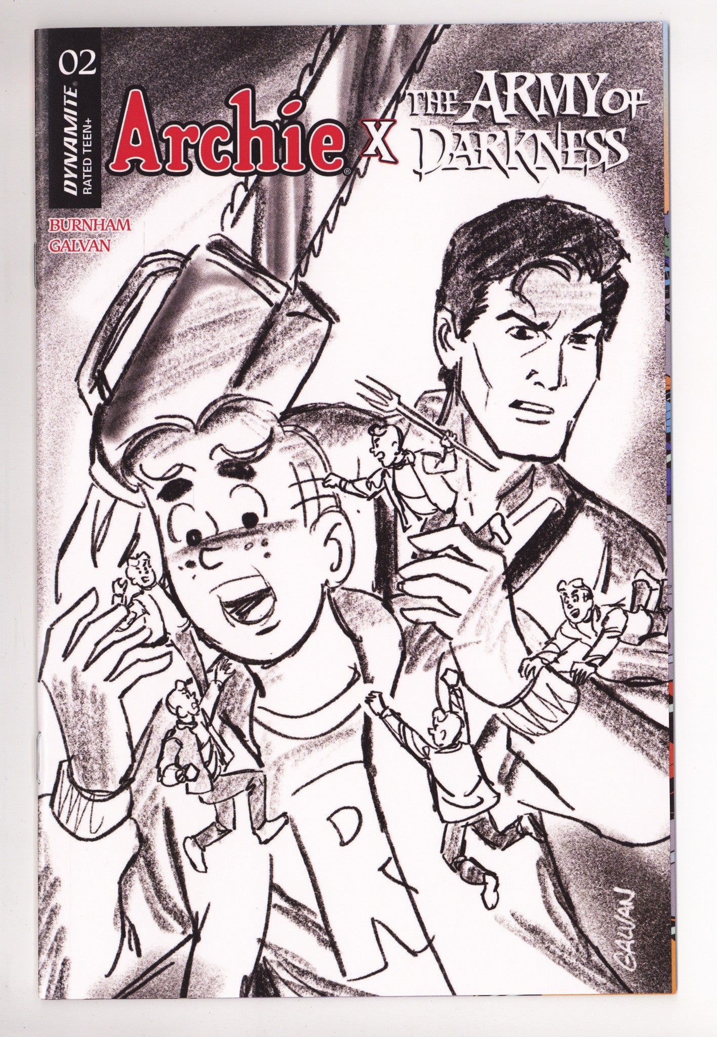 Archie X Army Of Darkness 2 Galvan B&W Incentive (2026)
