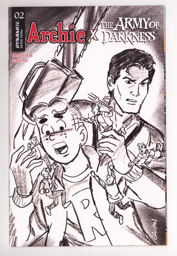Archie X Army Of Darkness 2 Galvan B&W Incentive (2026)