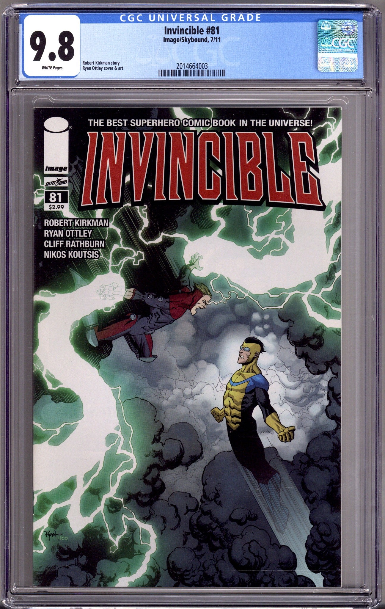 Invincible   81 CGC 9.8 (NM/M)   (2011)        