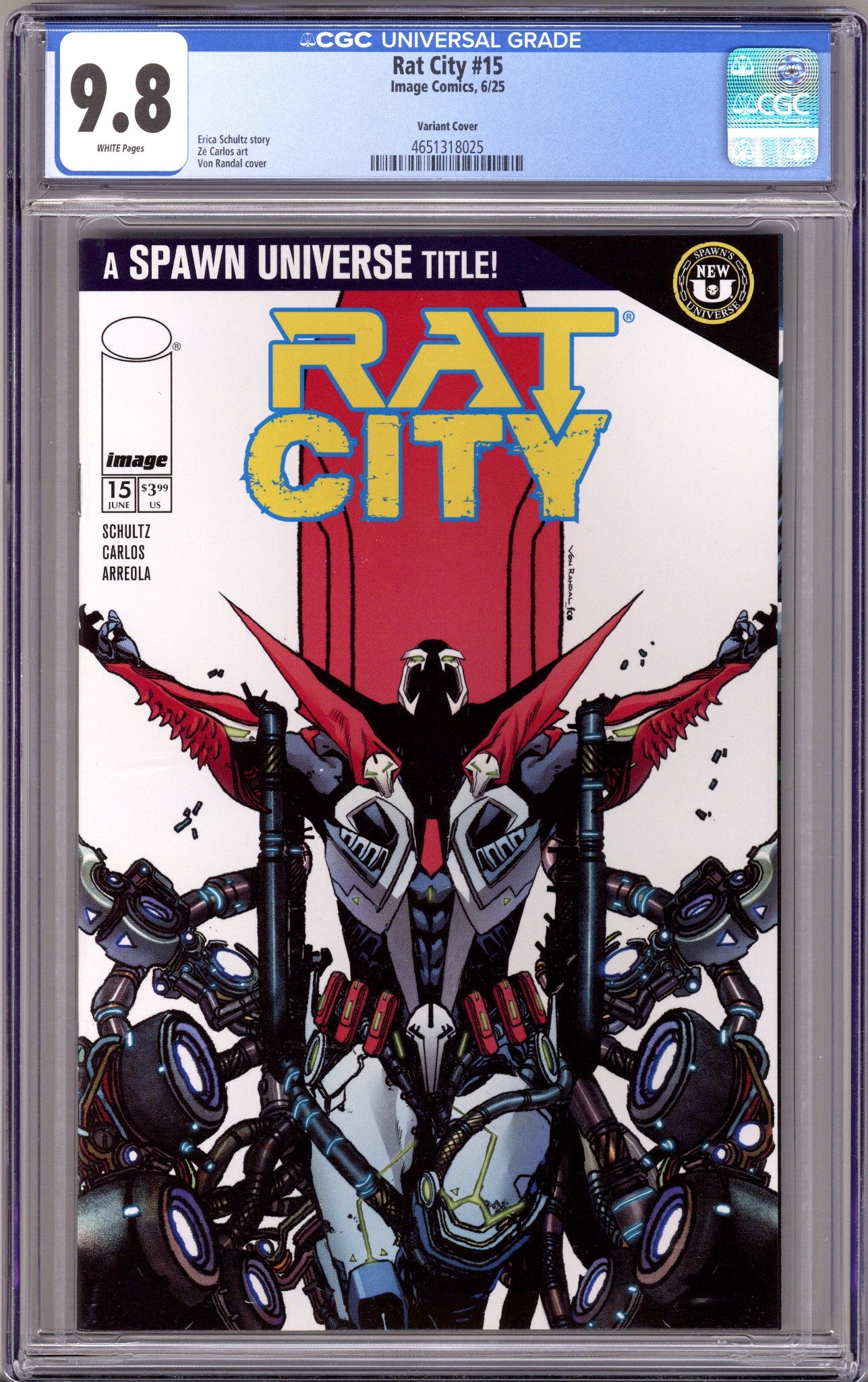 Rat City 15 CGC 9.8 (NM/M) (2025) Randal Variant 