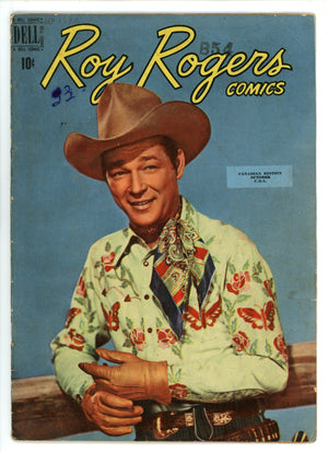 Roy Rogers Comics 33 VG- (3.5) (1950) Canadian Edition 