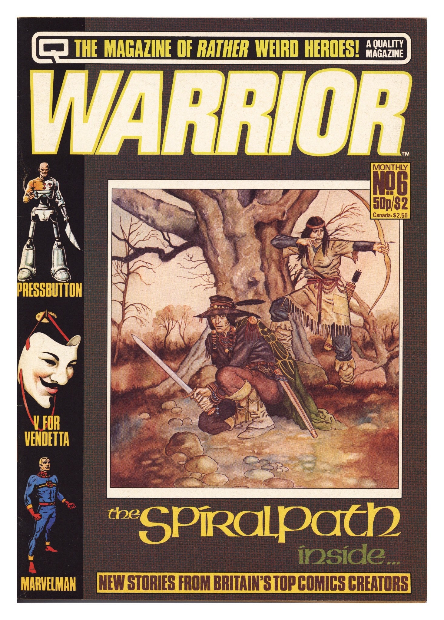 Warrior 6 VF- (7.5) (1982) 