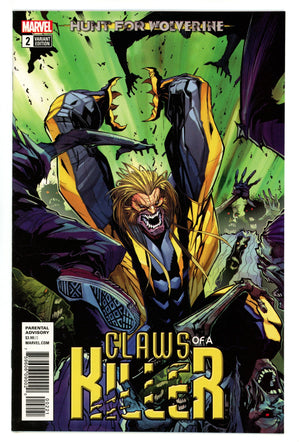 Hunt for Wolverine: The Claws of a Killer 2 High Grade (2018) Sandoval Variant
