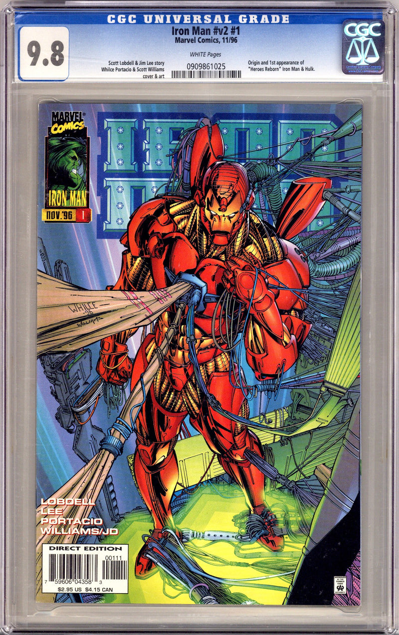 Iron Man Vol 2 1 CGC 9.8 (NM/M) (1996) 