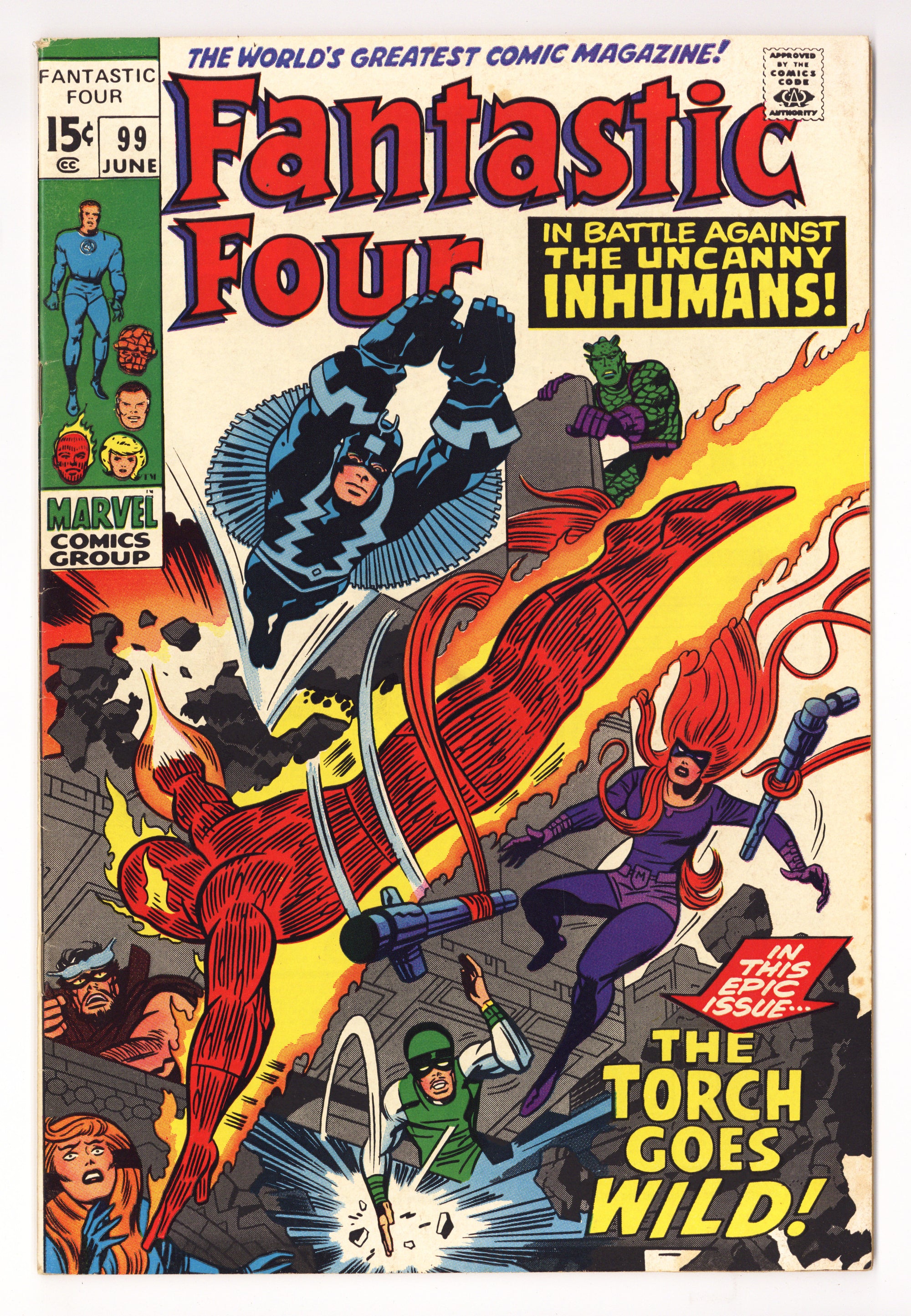 Fantastic Four Vol 1 99  FN- (5.5)   (1970)        