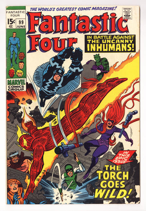 Fantastic Four Vol 1 99  FN- (5.5)   (1970)