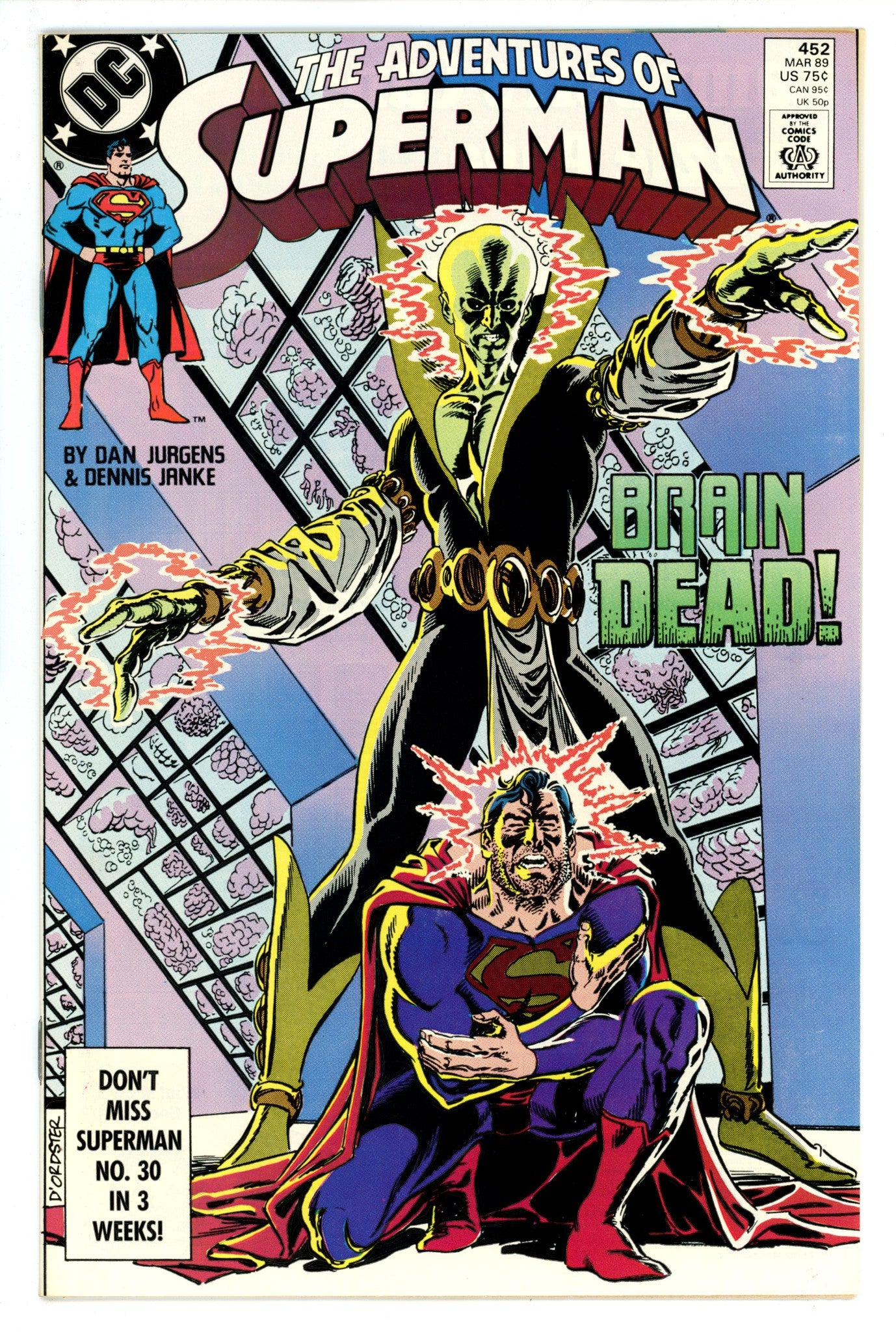 Adventures of Superman Vol 1 452 High Grade (1989) 