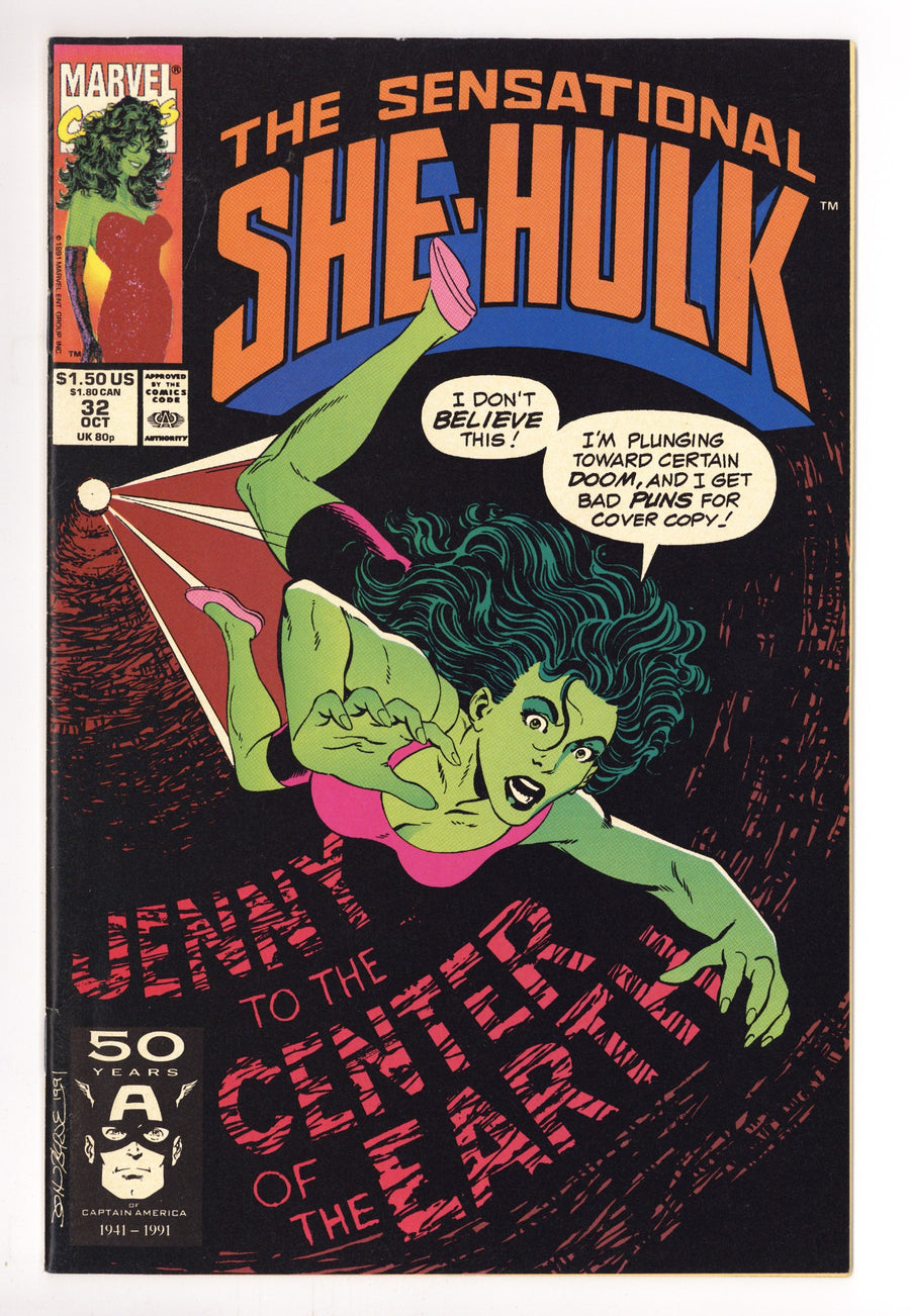 The Sensational She-Hulk 32 Mid Grade (1991) 