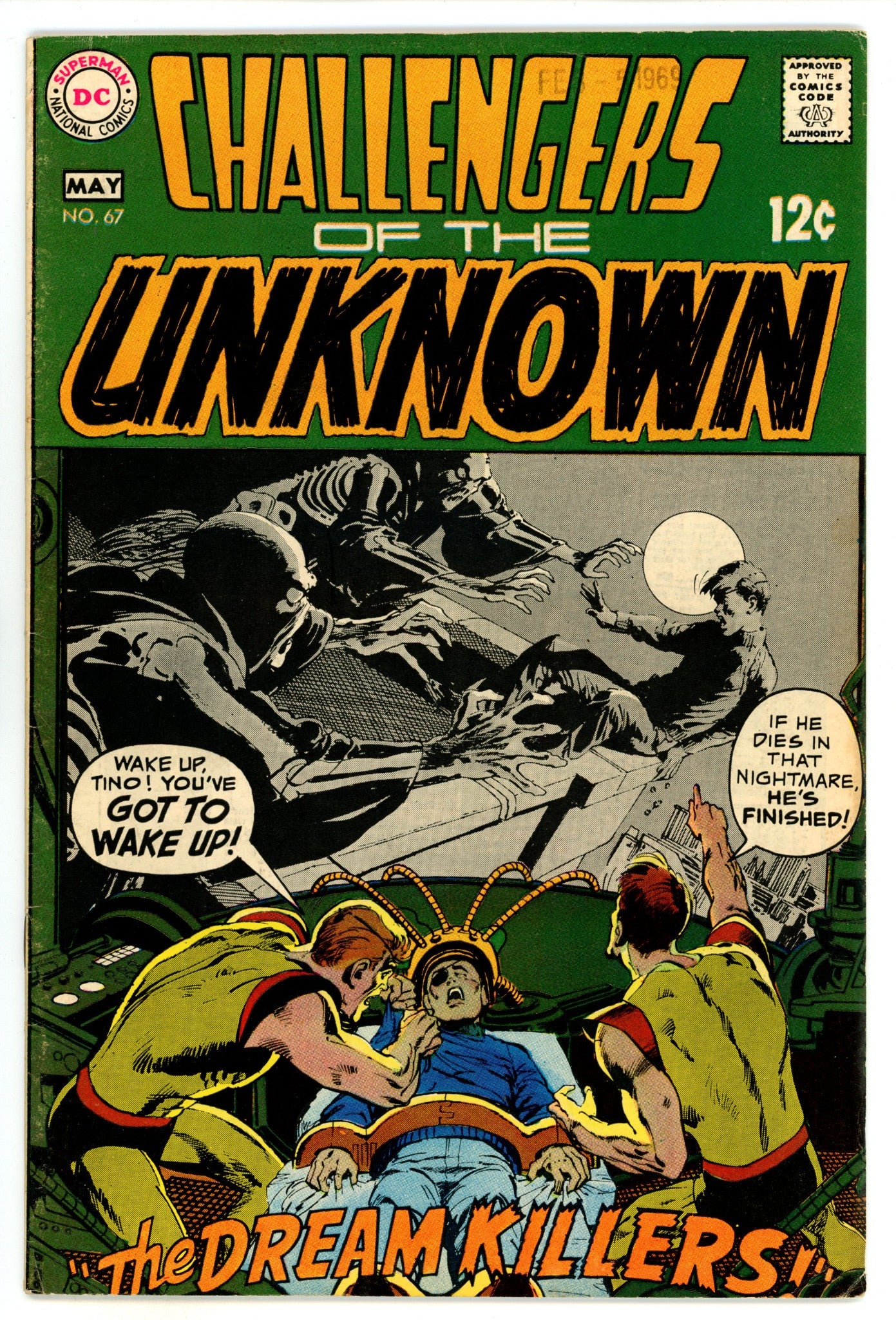 Challengers of the Unknown Vol 1 67 VG/FN (5.0) (1969) 