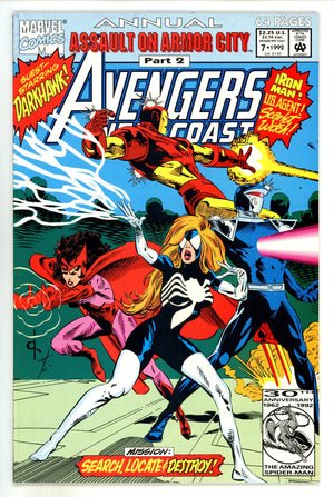 Avengers West Coast Annual Vol 2 7 High Grade (1992)
