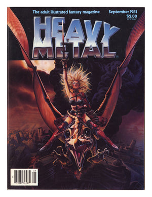 Heavy Metal Magazine Vol 5 6 FN (6.0) (1981) Newsstand