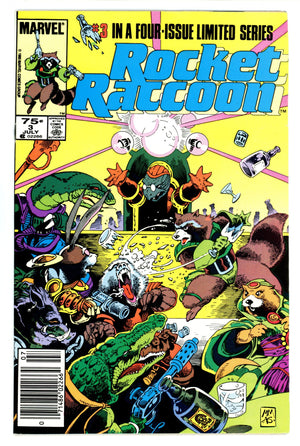 Rocket Raccoon Vol 1 3 VF (8.0) (1985) Newsstand