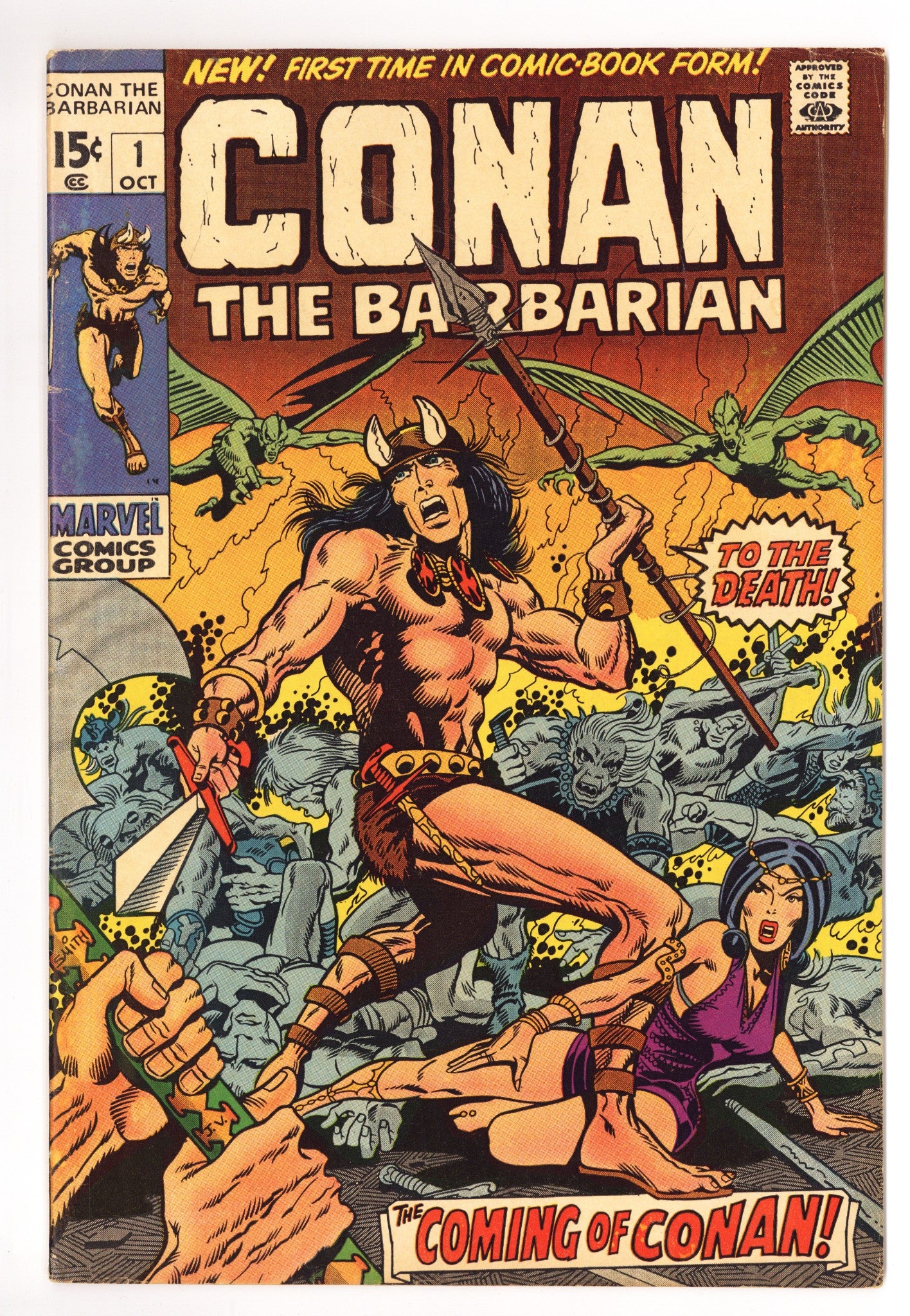 Conan the Barbarian Vol 1 1 FN- (5.5) (1970) 