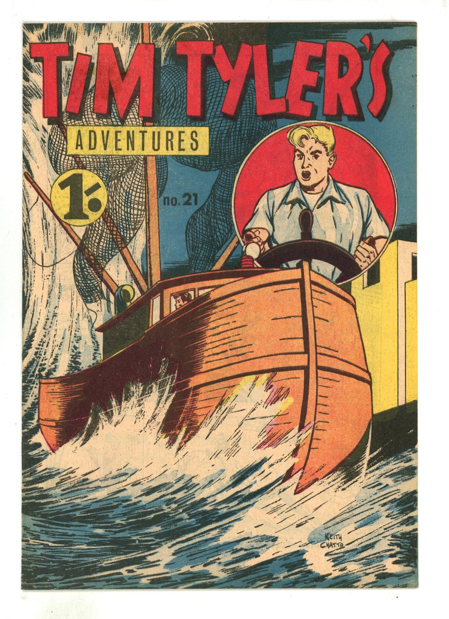 Tim Tyler's Adventures 21 VF/NM (9.0) (1965) 