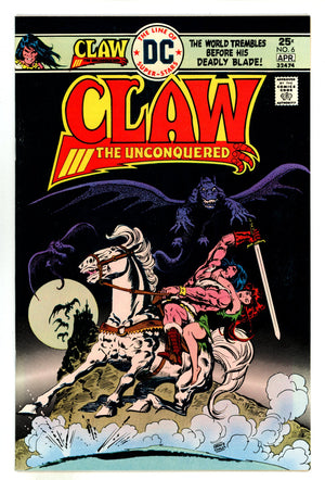 Claw the Unconquered 6 VF/NM (9.0) (1976) 
