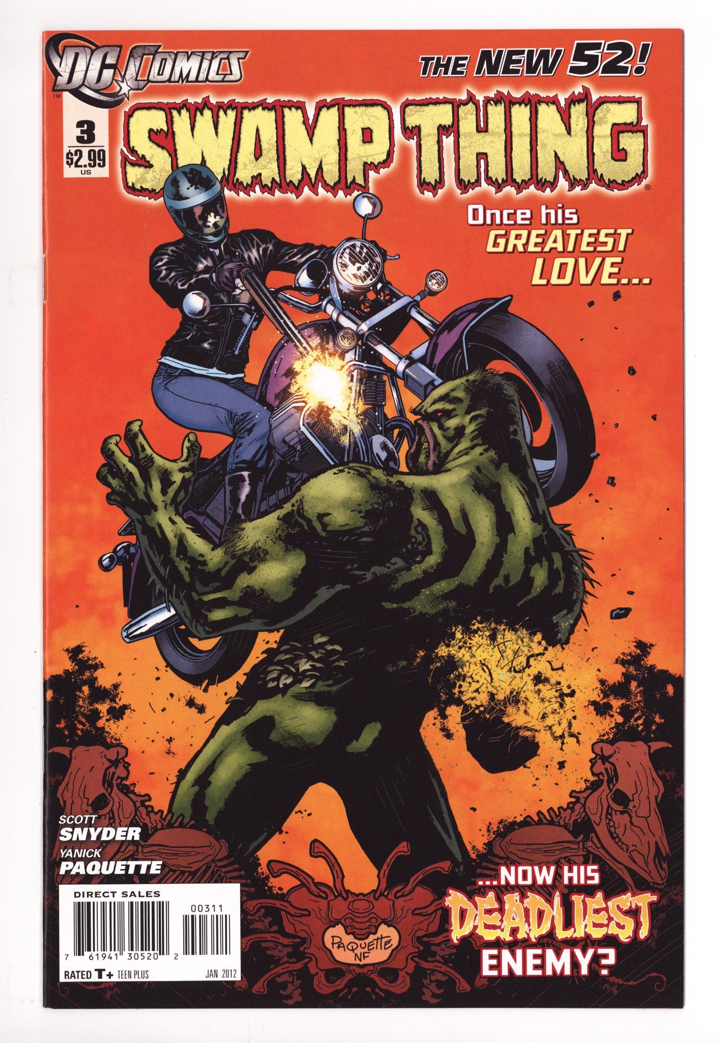 Swamp Thing Vol 5 3 High Grade (2012) 