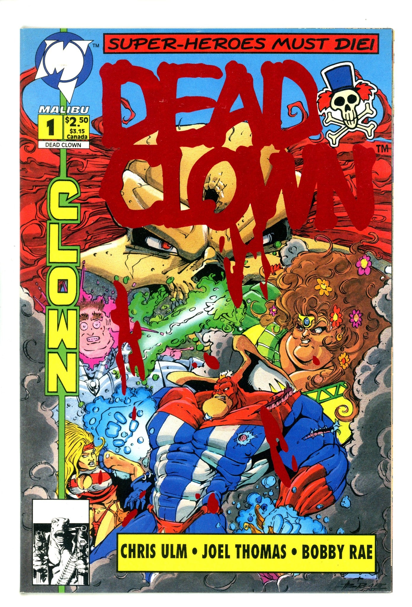 Dead Clown   1  High Grade   (1993) Foil   Variant  