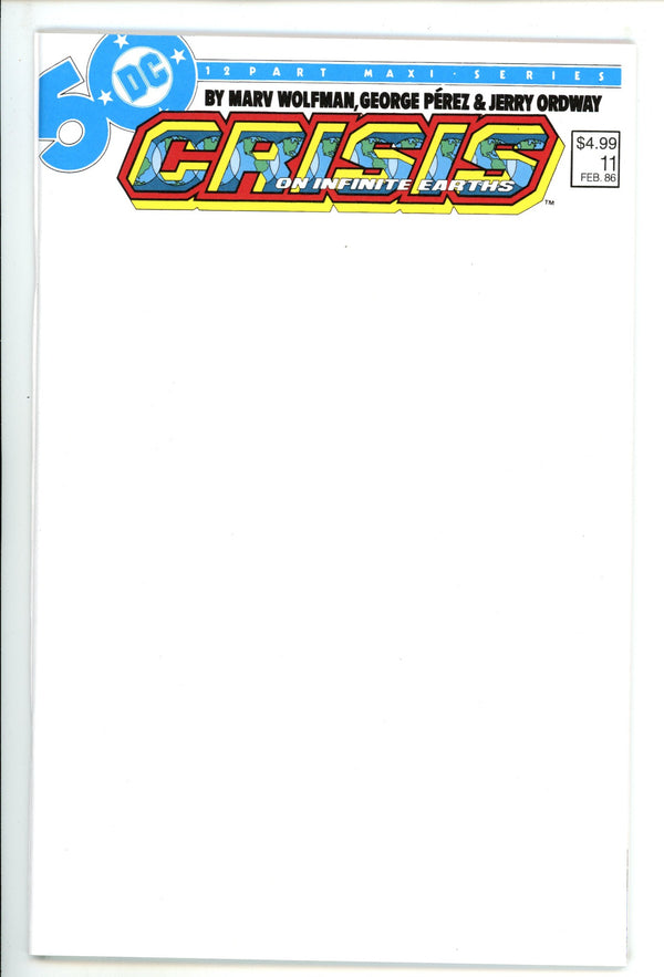 Crisis On Infinite Earths 11 Facsimile Blank Variant (2025)