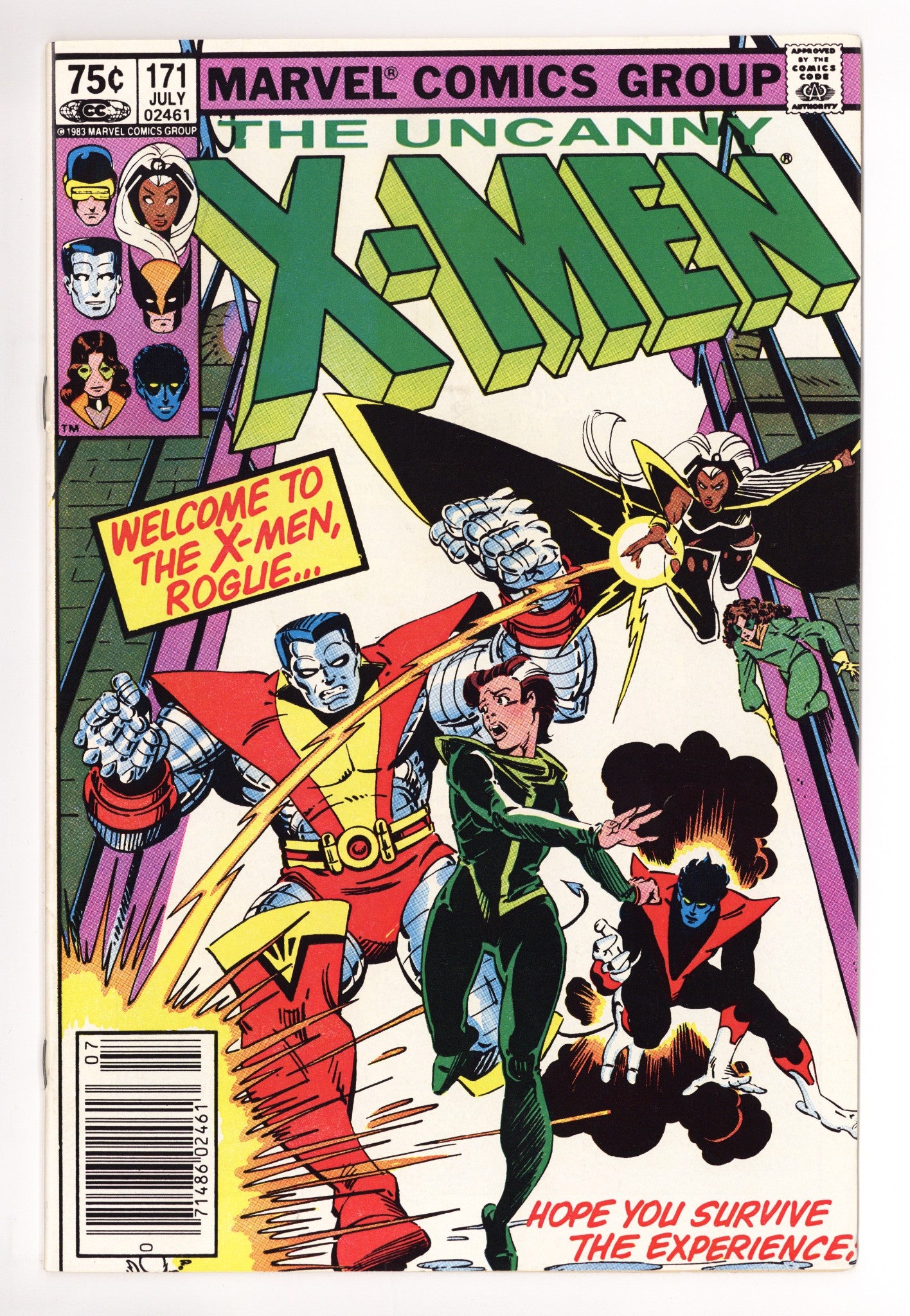 The Uncanny X-Men Vol 1 171 VF+ (8.5) (1983) Canadian Price Variant 