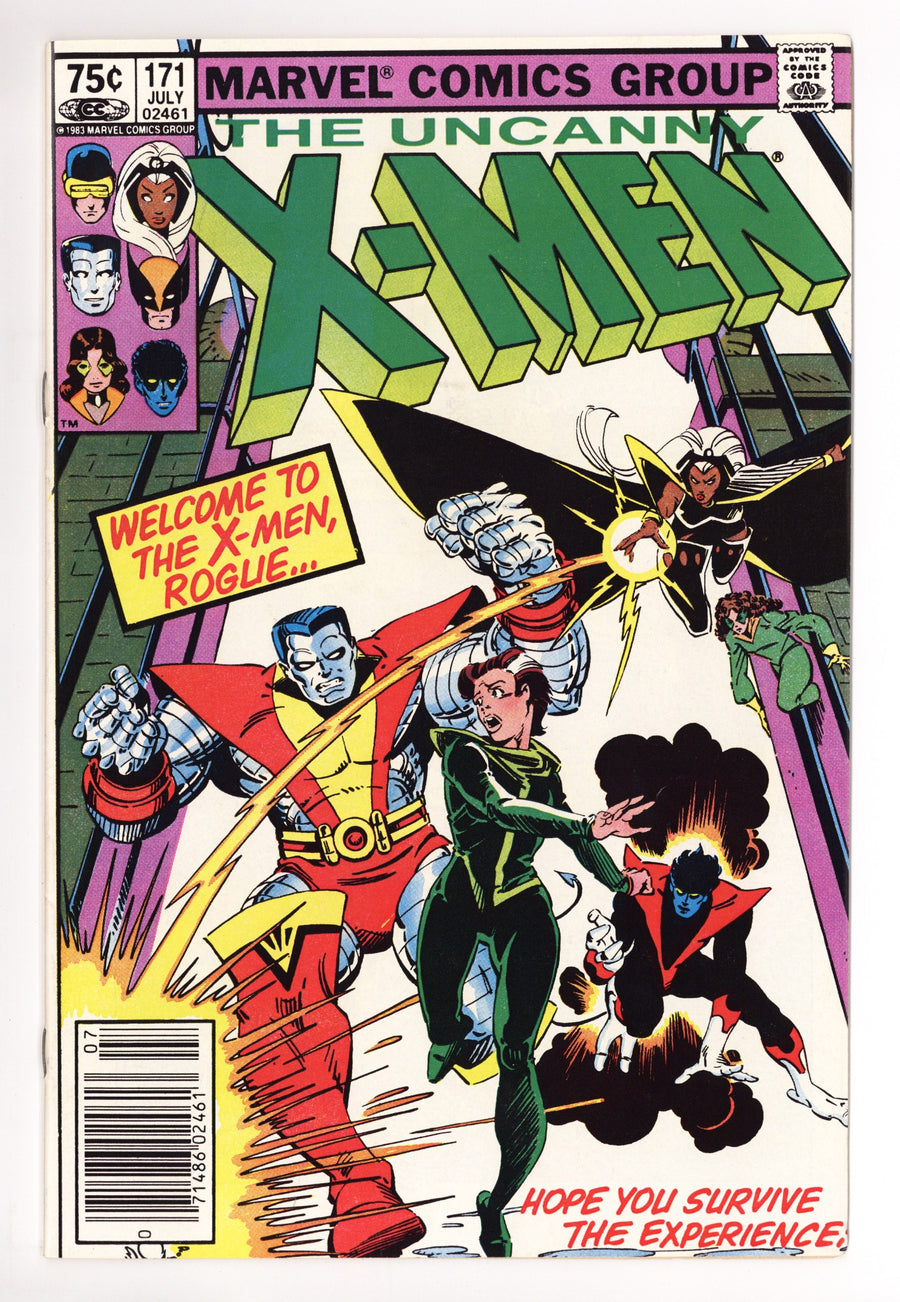 The Uncanny X-Men Vol 1 171 VF+ (8.5) (1983) Canadian Price Variant 