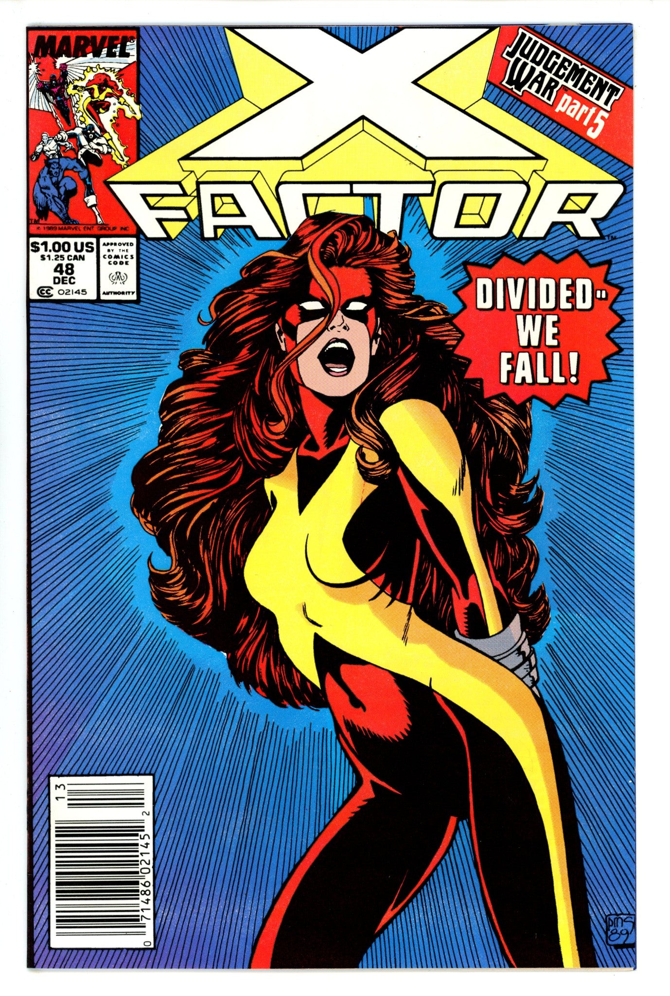 X-Factor Vol 1 48 Newsstand (1989)