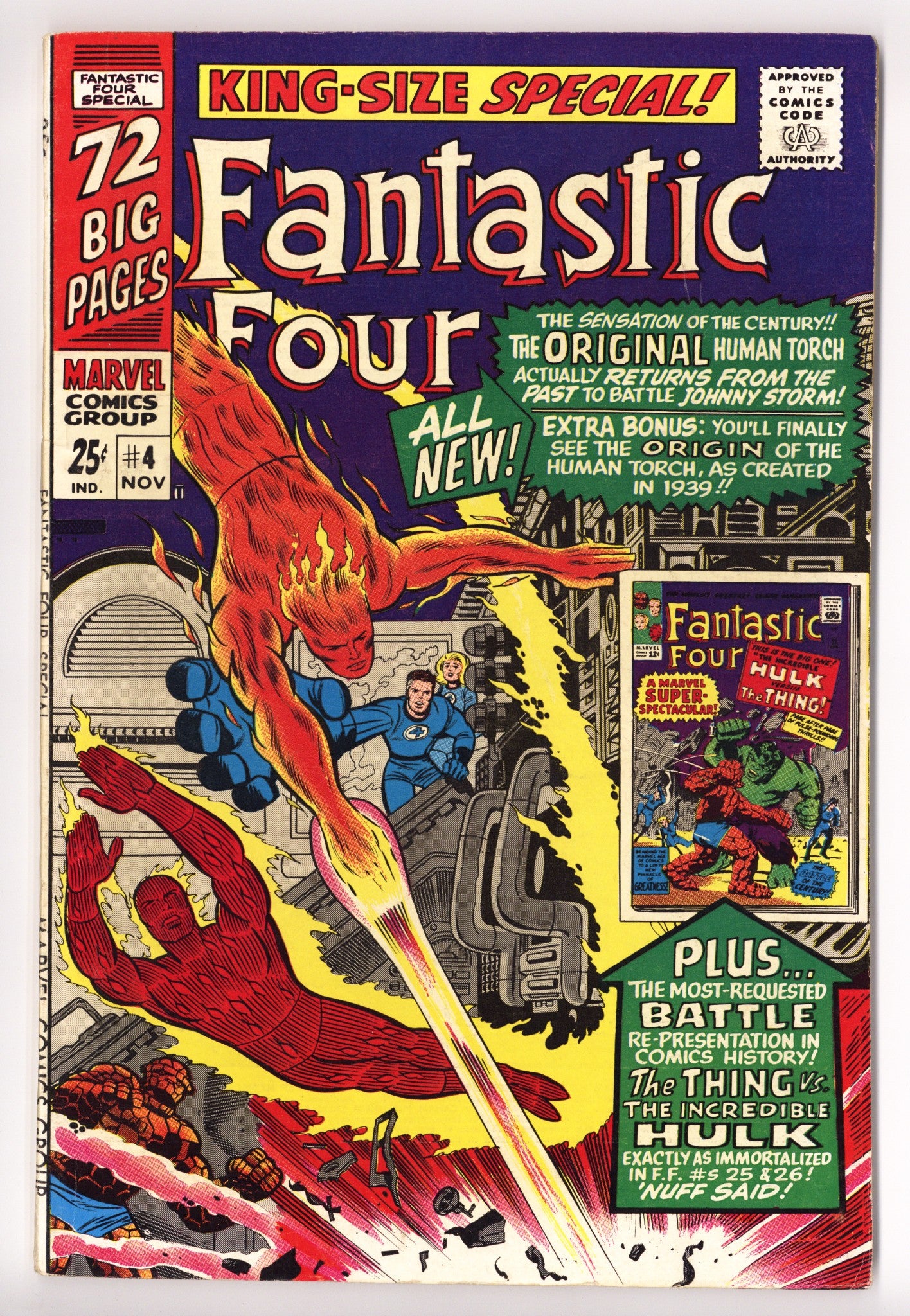 Fantastic Four Annual Vol 1 4 VF- (7.5) (1966) 
