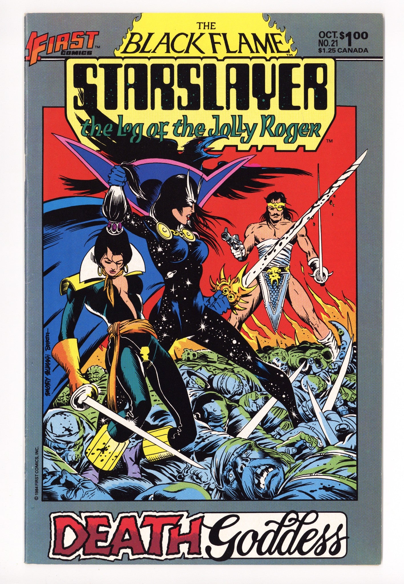 Starslayer Vol 1 21 Mid Grade (1984) 