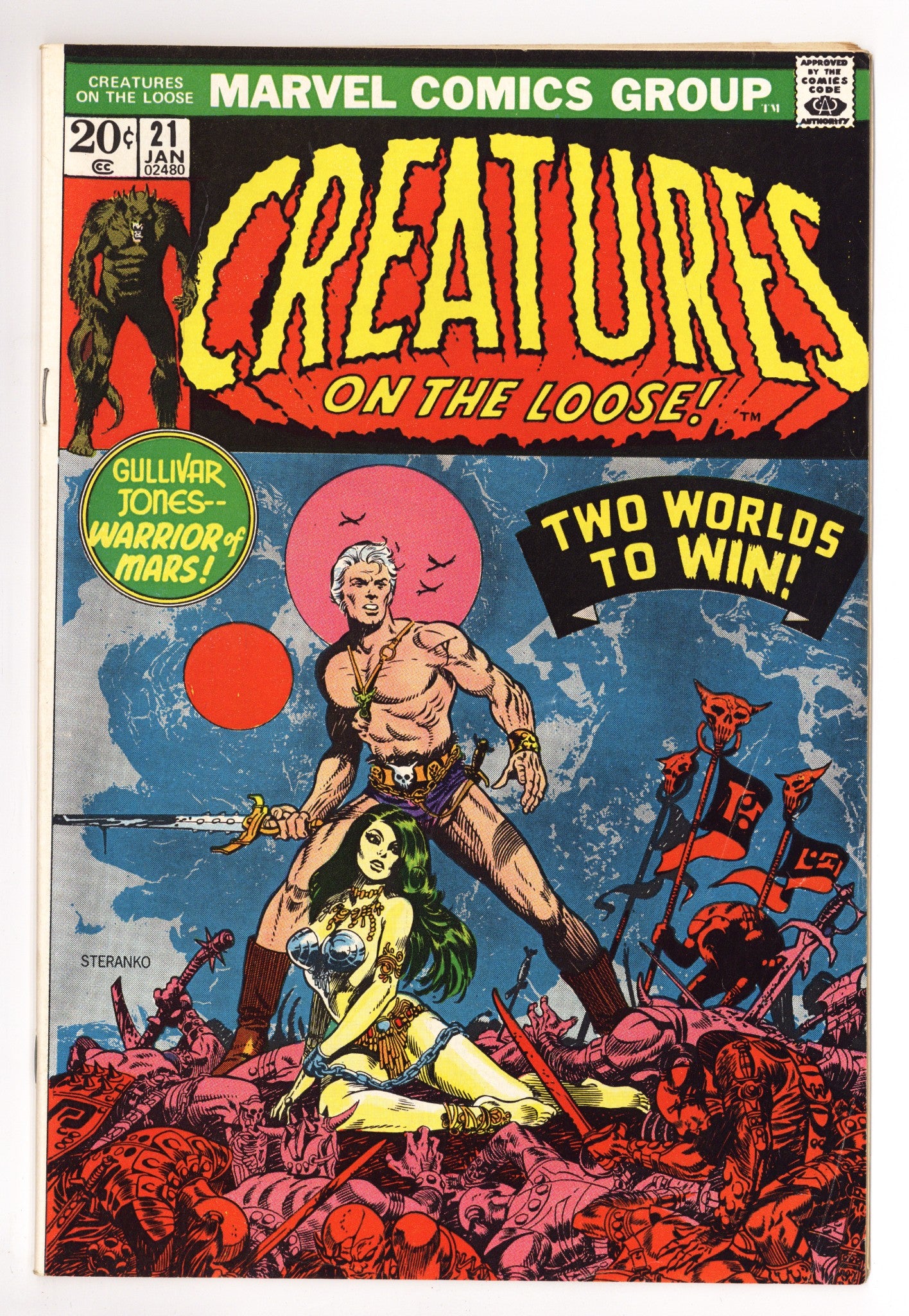 Creatures on the Loose 21 VG/FN (5.0) (1973) 