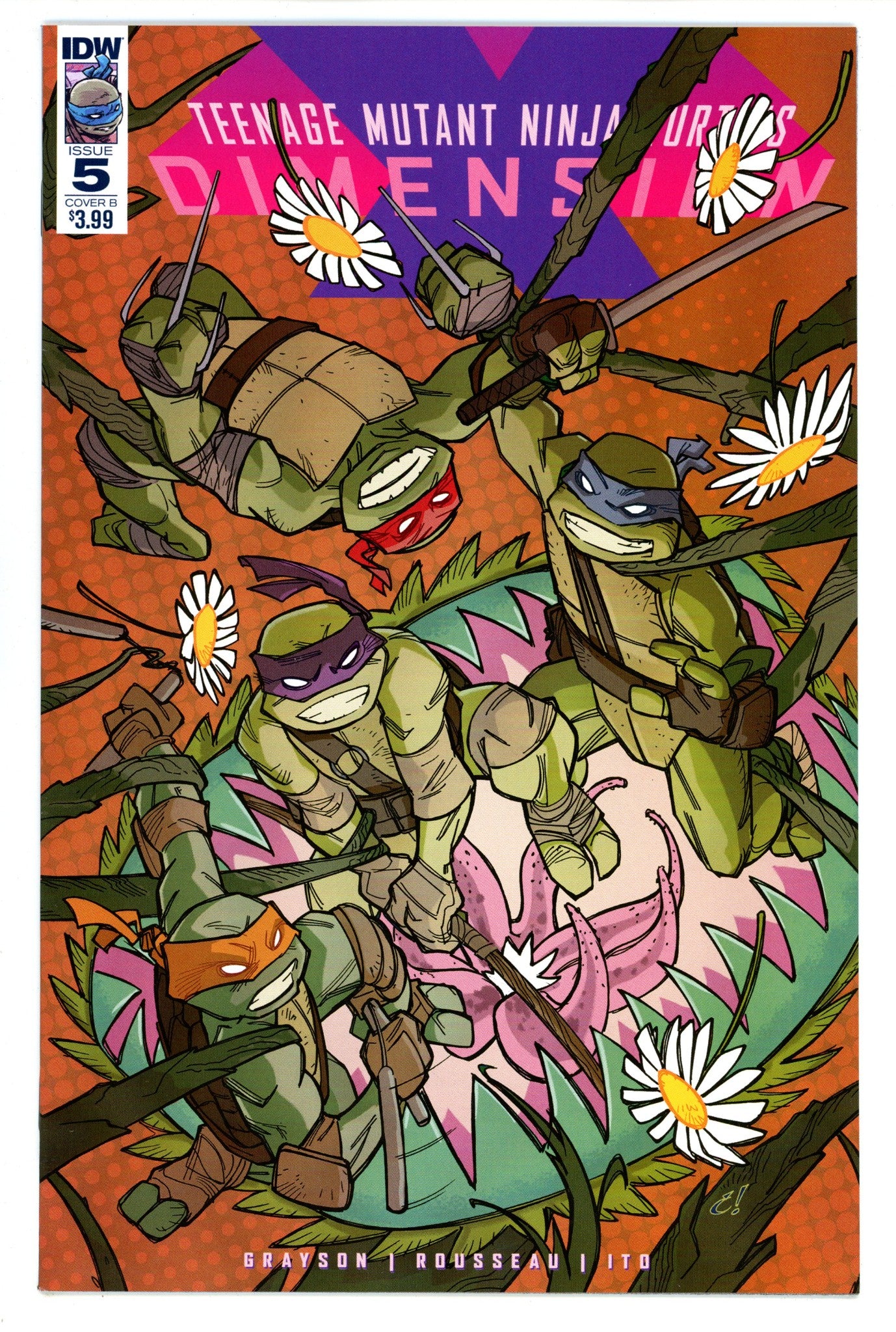 Teenage Mutant Ninja Turtles: Dimension X 5 High Grade (2017) Rousseau Variant 