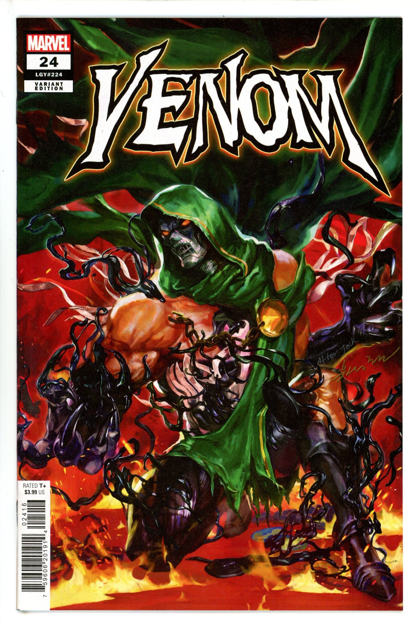 Venom Vol 5 24 Yune Homage Incentive Variant VF+ (2023)