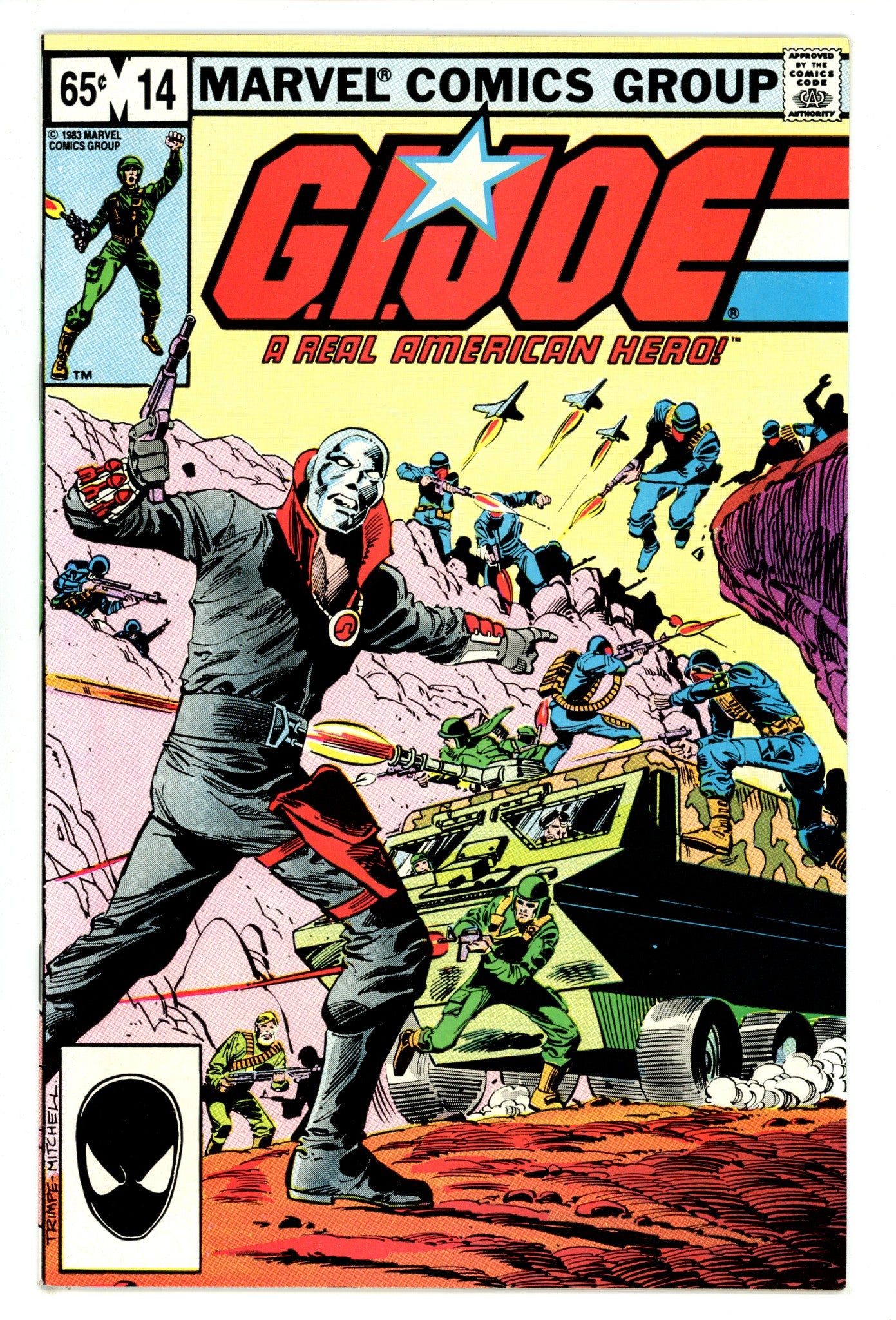 G.I. Joe, A Real American Hero 14 FN/VF (7.0) (1983) 2nd Print 