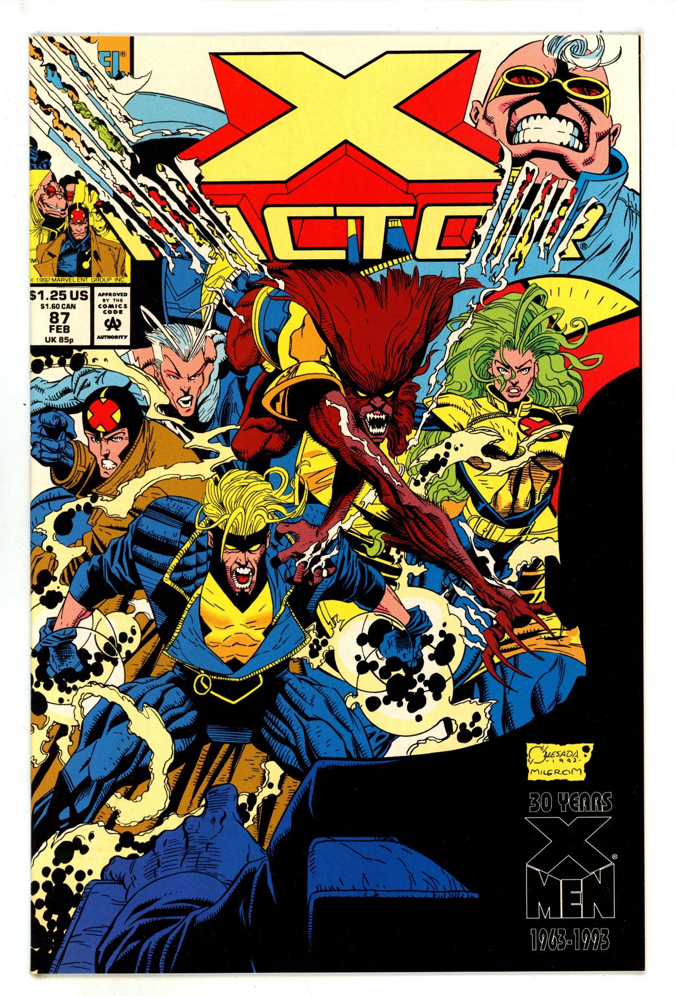 X-Factor Vol 1 87 High Grade (1993) 