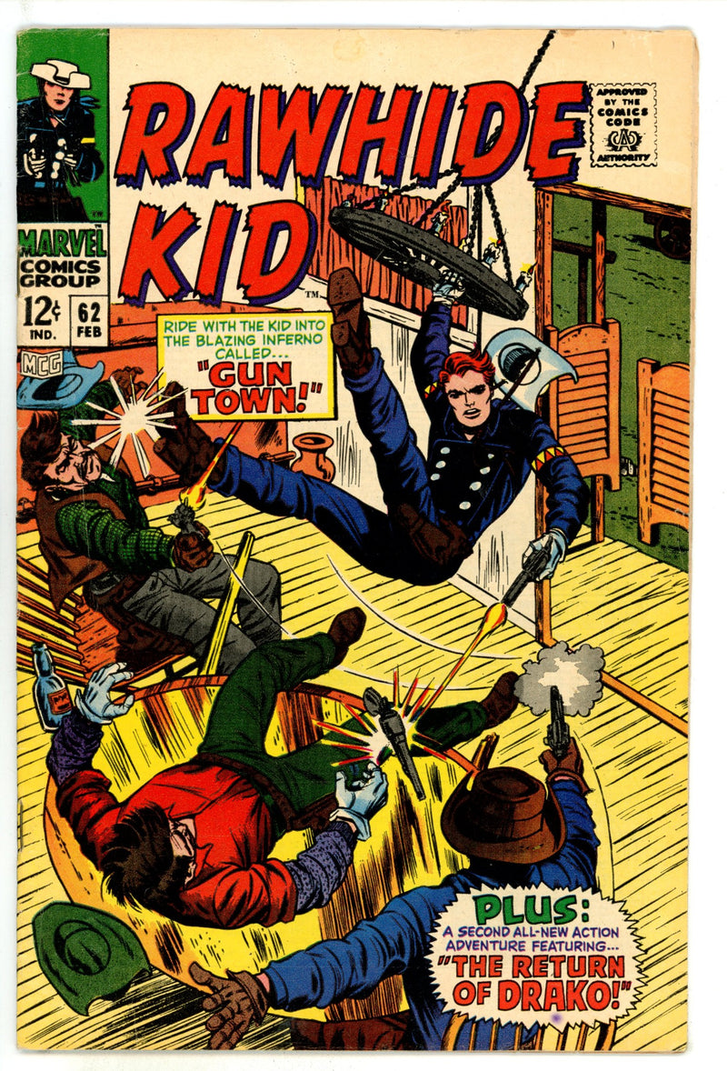 The Rawhide Kid 62 FN- (5.5) (1968) 