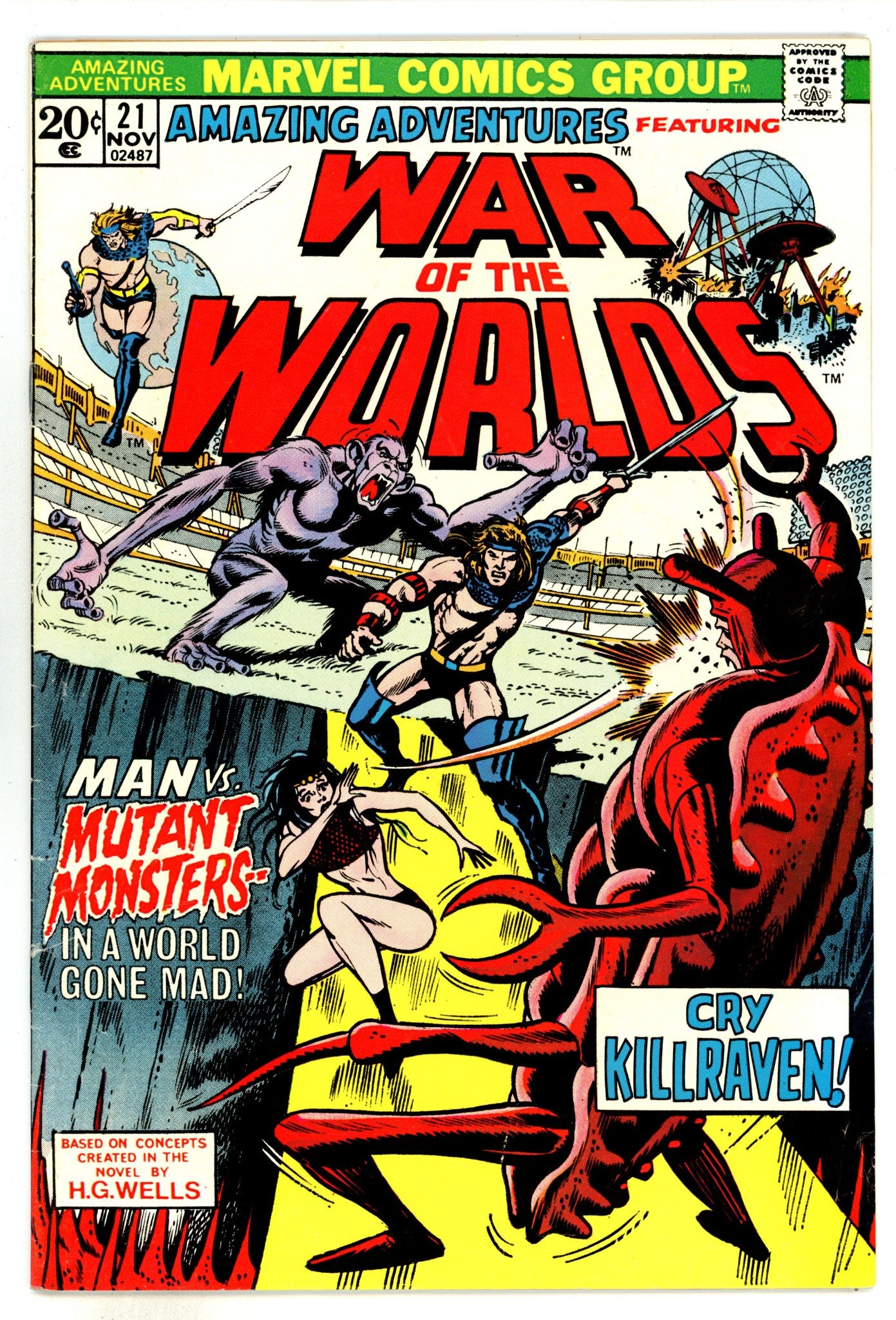 Amazing Adventures Vol 2 21 VG (4.0) (1973) 