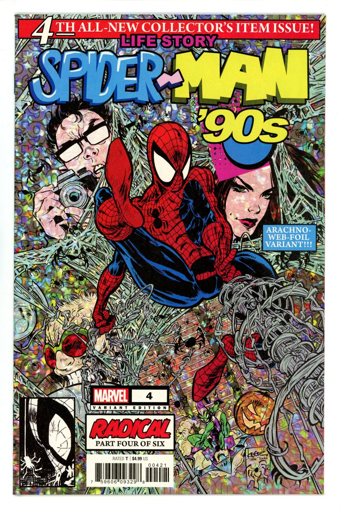 Spider-Man: Life Story 4 NM- (9.2) (2019) Andrews Incentive Variant 