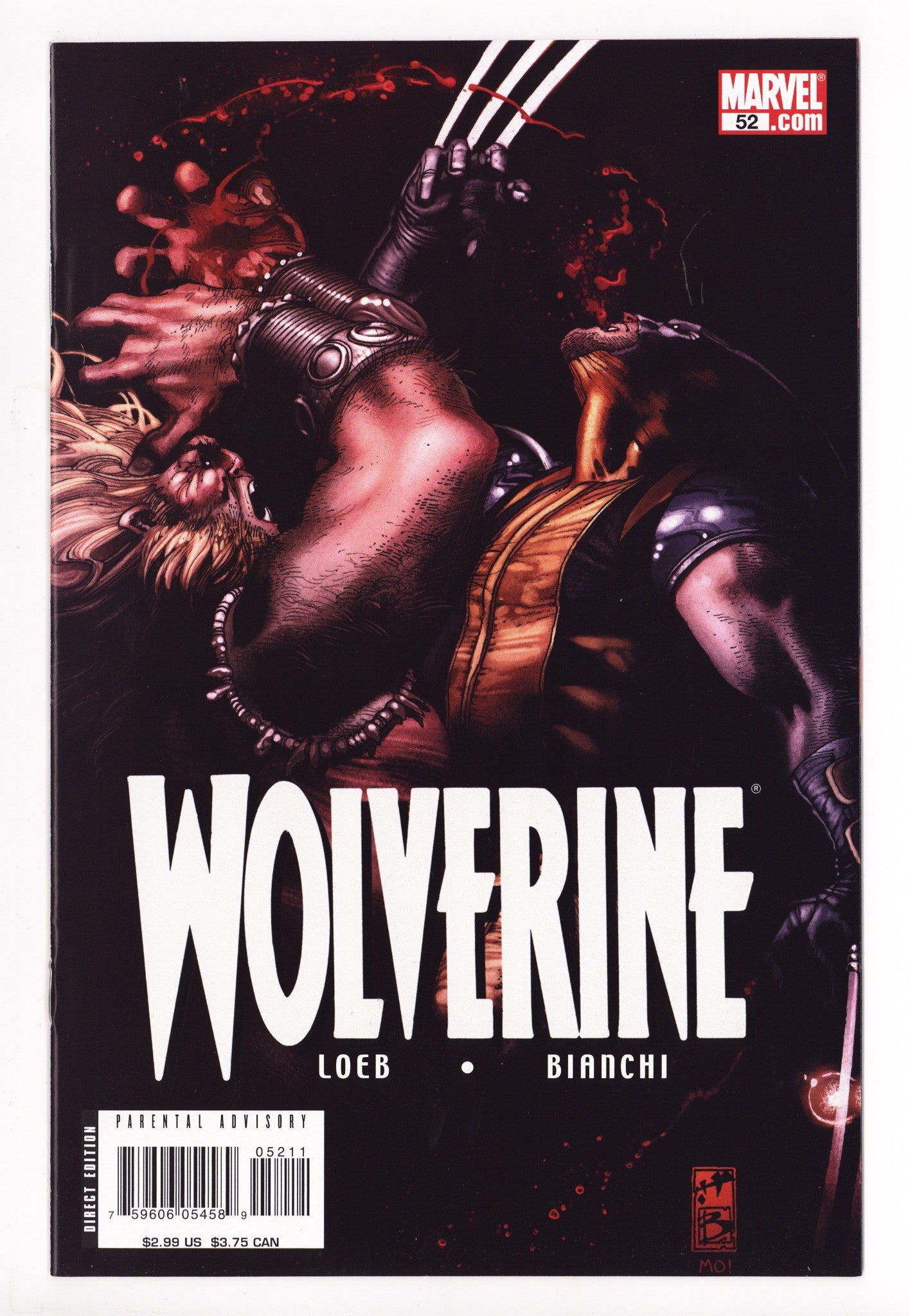 Wolverine Vol 3 52 High Grade (2007) 