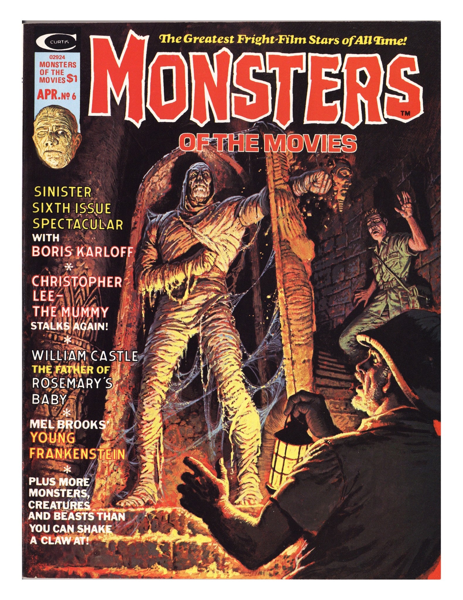 Monsters of the Movies 6 NM- (9.2) (1975) 