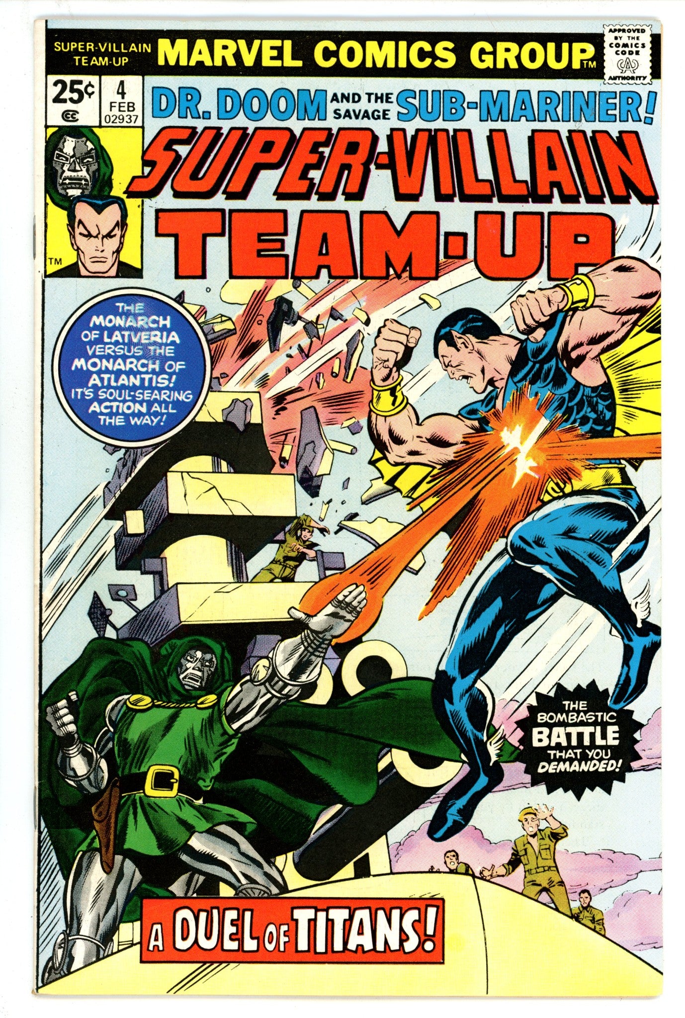 Super-Villain Team-Up 4 FN/VF (7.0) (1976) 