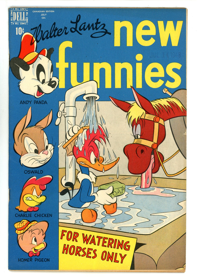 Walter Lantz New Funnies 137 FN+ (6.5) (1948) Canadian Edition 