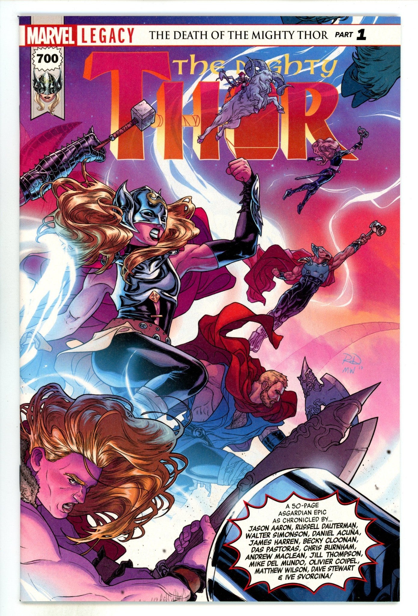 Mighty Thor Vol 2 700 High Grade (2017) 