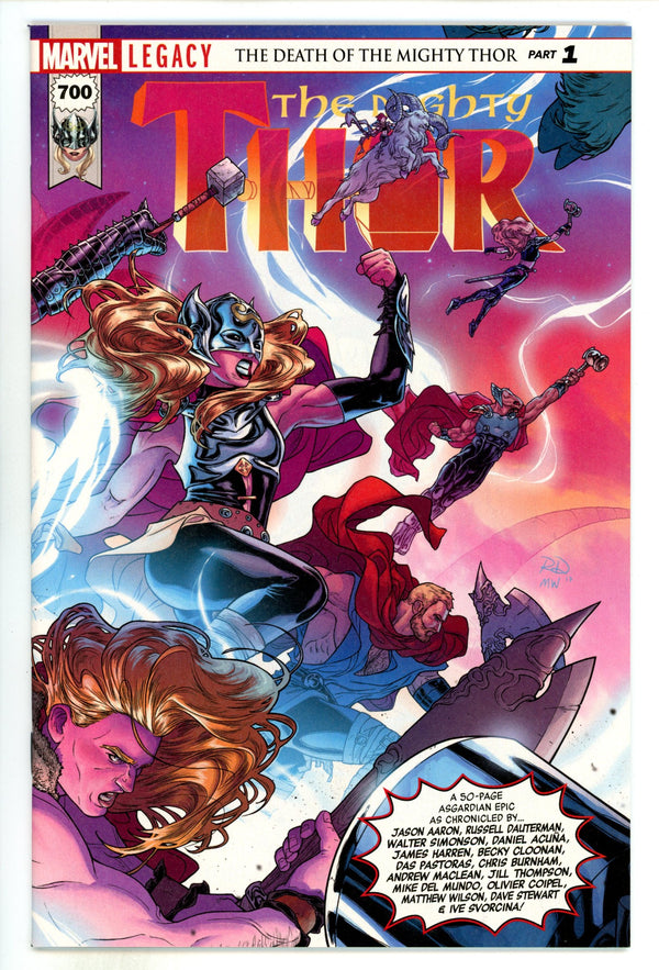 Mighty Thor Vol 2 700 High Grade (2017)
