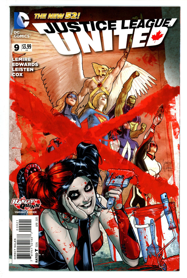 Justice League United 9 High Grade (2015) Janin Variant