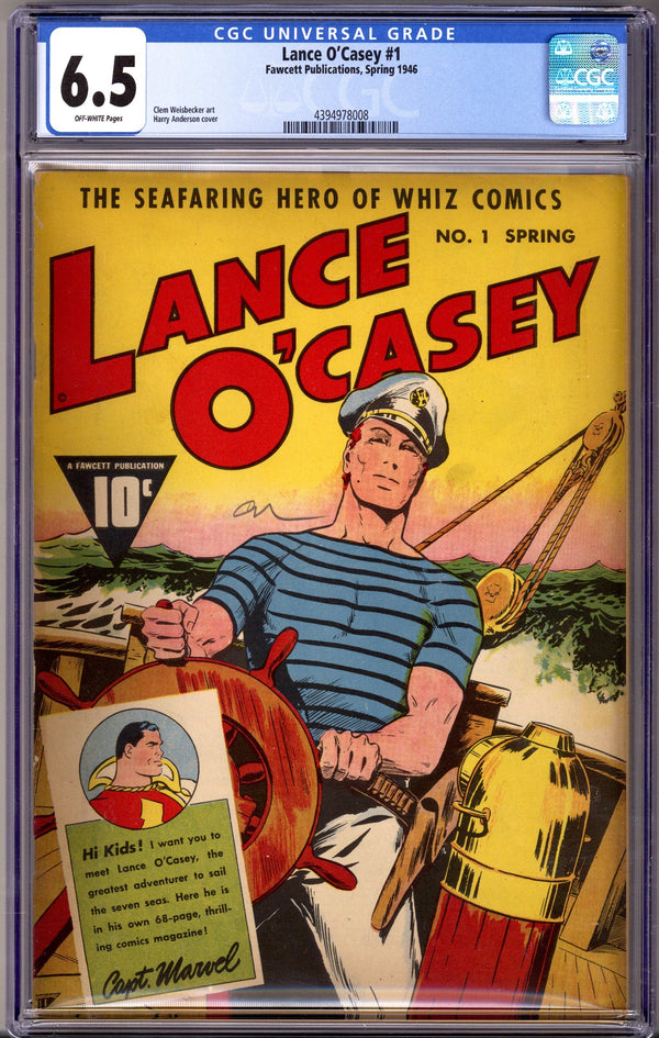 Lance O'Casey 1 CGC 6.5 (FN+) (1946)