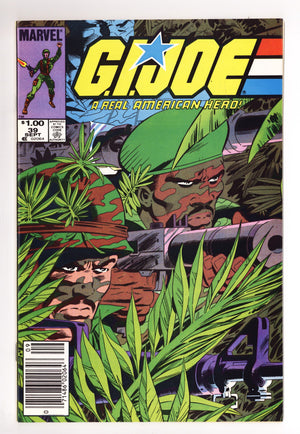 G.I. Joe, A Real American Hero 39 NM- (9.2) (1985) Canadian Price Variant