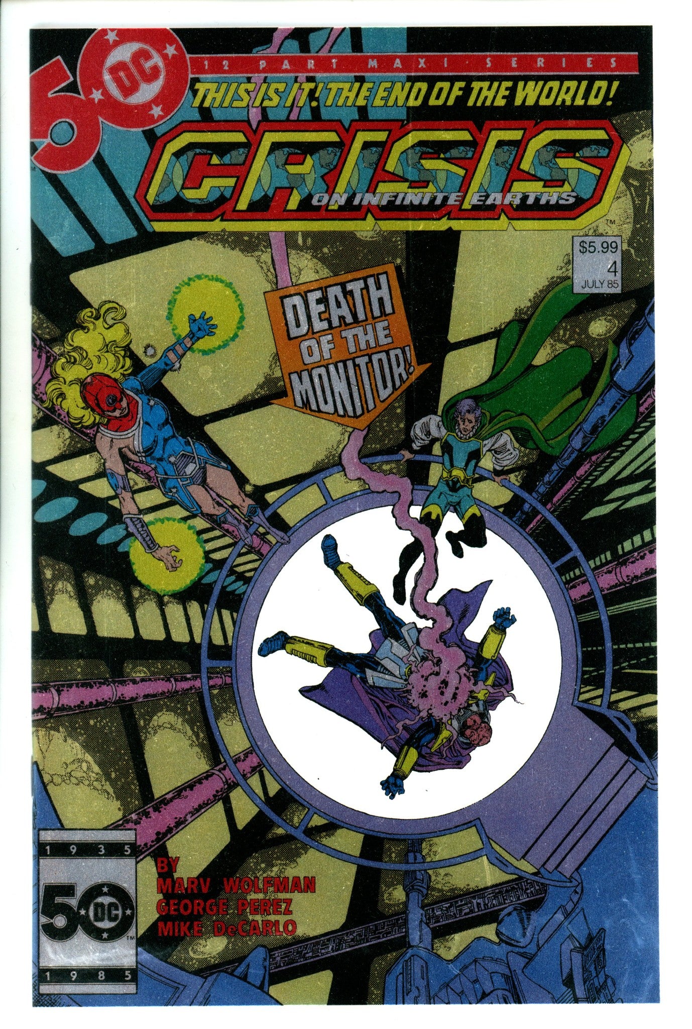 Crisis On Infinite Earths 4 Pérez Facsimile Foil Variant (2024)