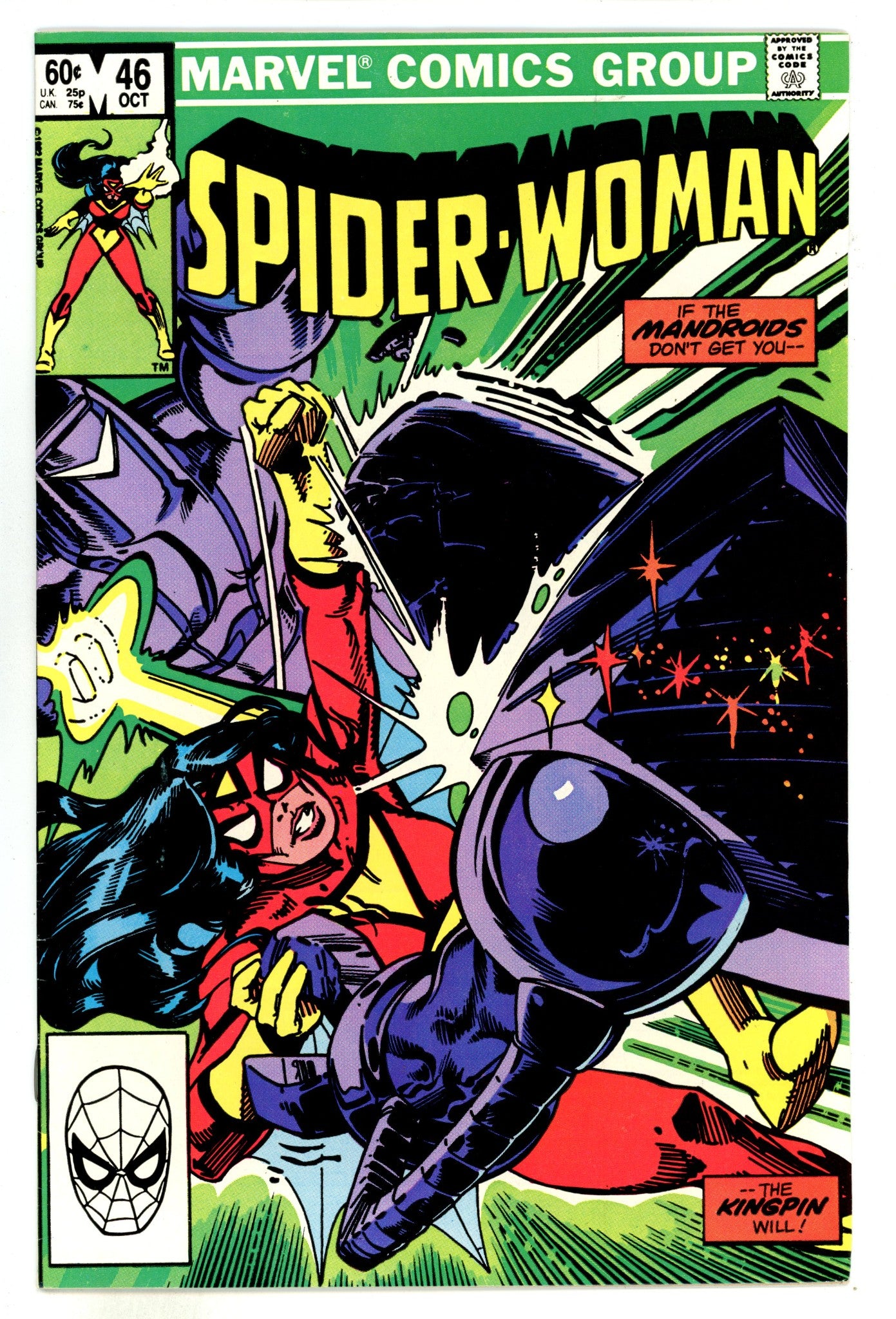 Spider-Woman Vol 1 46  FN+ (6.5)  (1982)  
