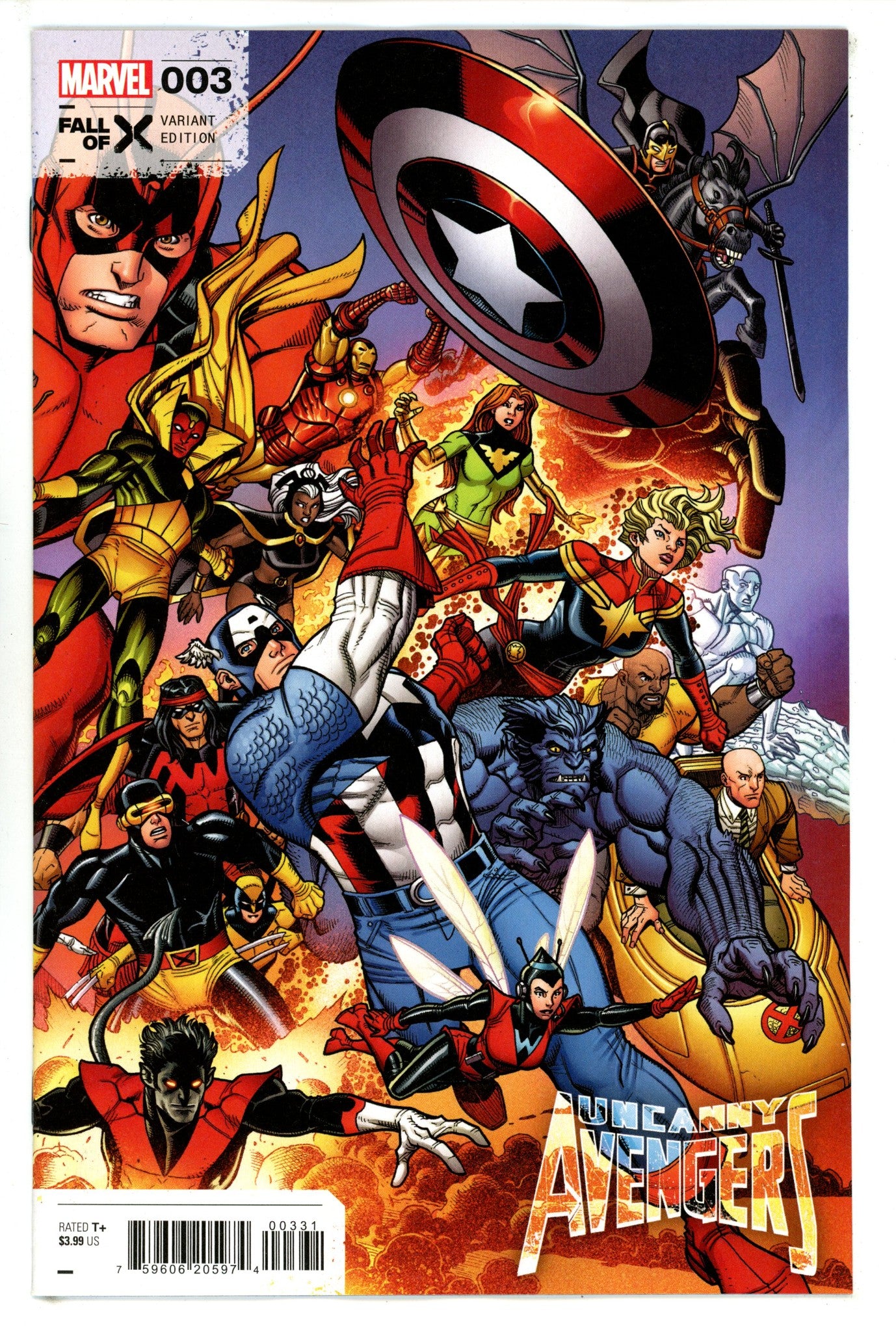 Uncanny Avengers Vol 4 3 Bradshaw Connecting Variant (2023)