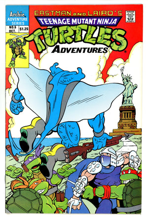 Teenage Mutant Ninja Turtles Adventures Vol 2 5 FN/VF (7.0) (1989) Canadian Price Variant